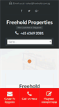 Mobile Screenshot of freehold.com.sg